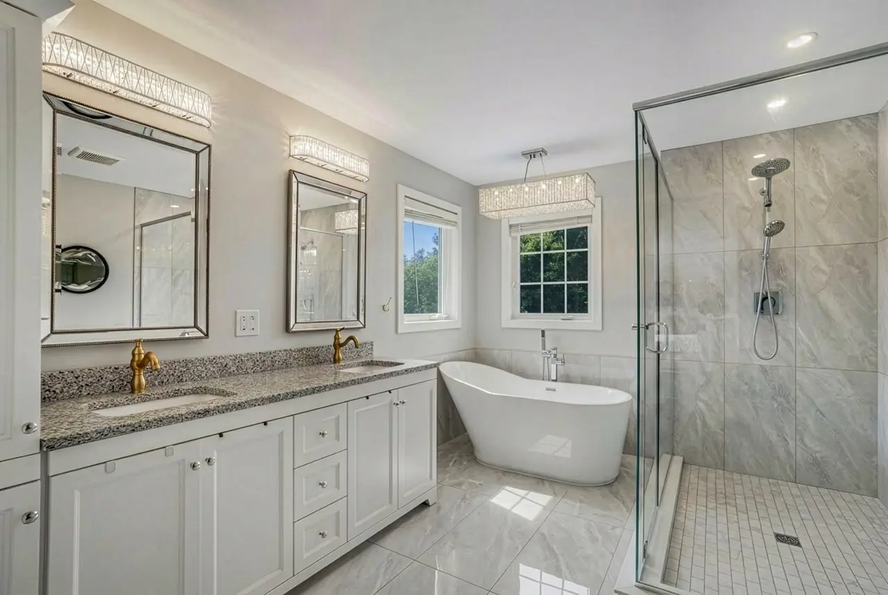 Washroom after